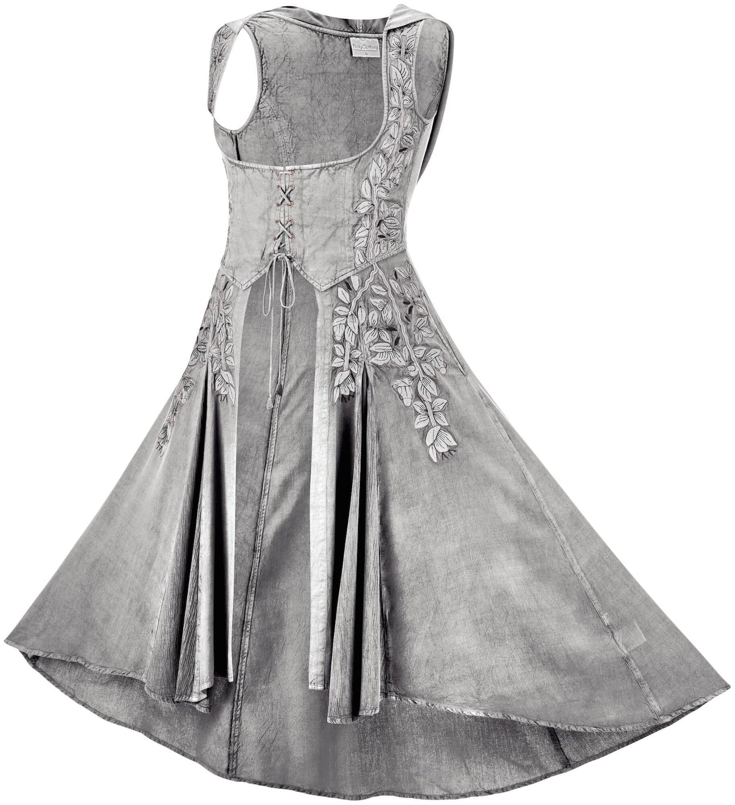 Tauriel Maxi Overdress Silver Embroidery