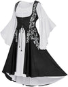 Tauriel Maxi Set Silver Embroidery