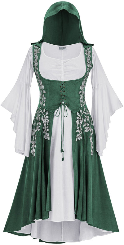 Tauriel Maxi Set Silver Embroidery