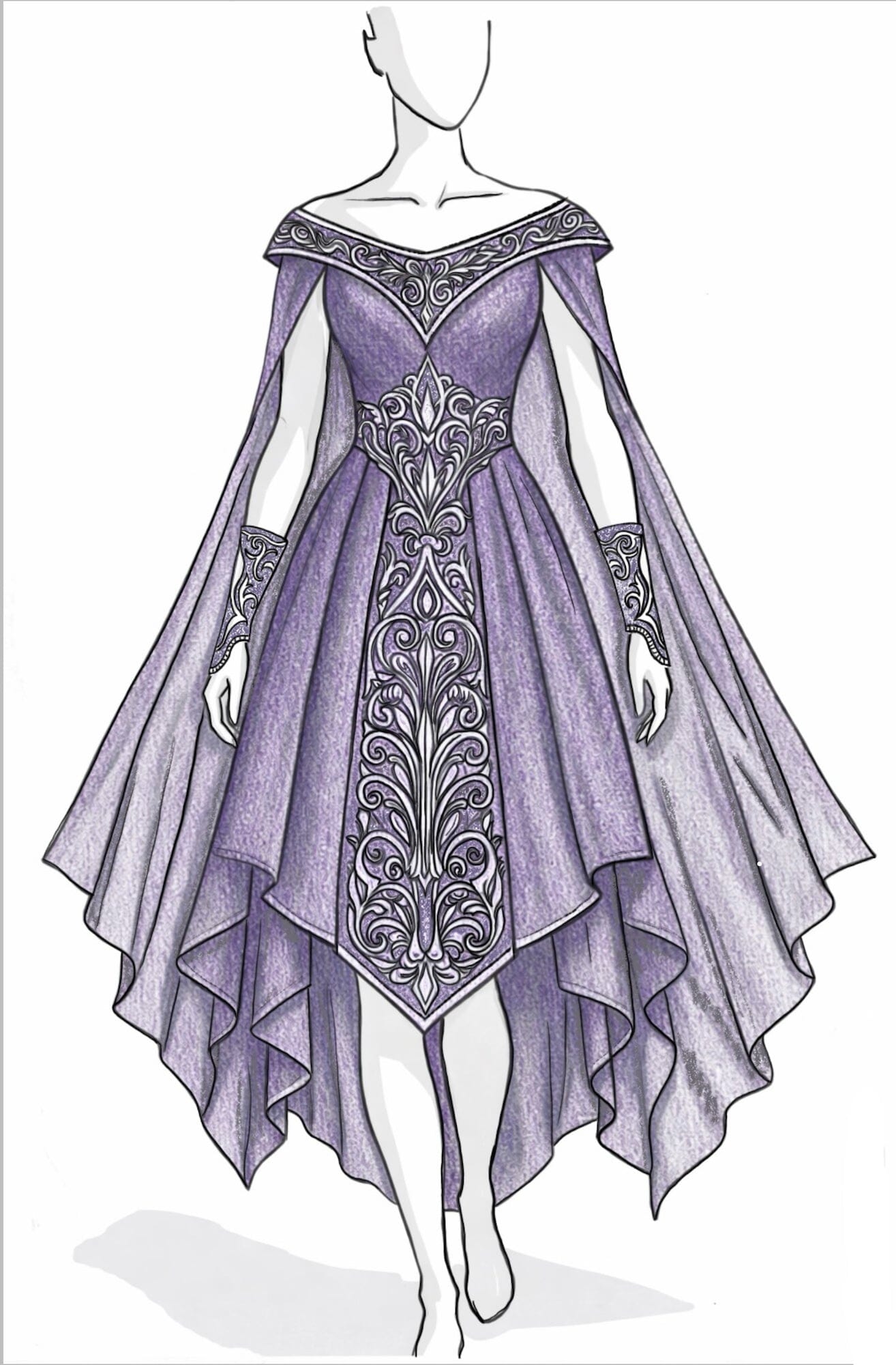 Amarantine Dress