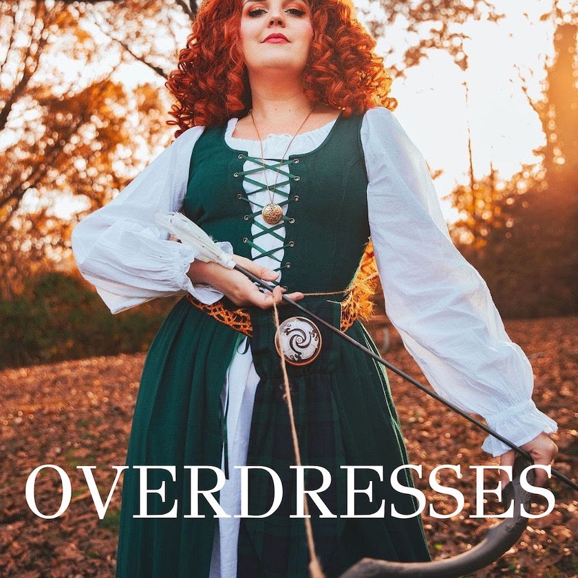Renaissance Dress Wedding Gown Corset Chemise Pirate Medieval LARP Costume  White
