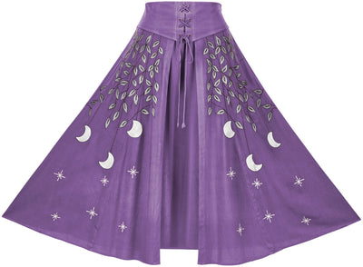 Celestia Maxi Overskirt Limited Edition Purple Thistle