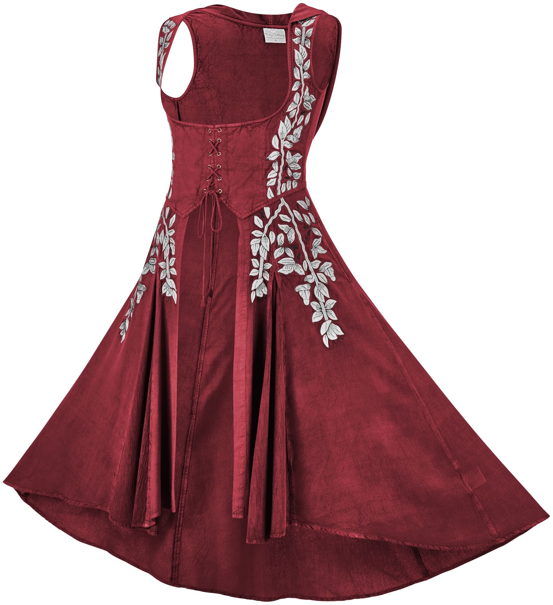 Tauriel Maxi Overdress Silver Embroidery – HolyClothing