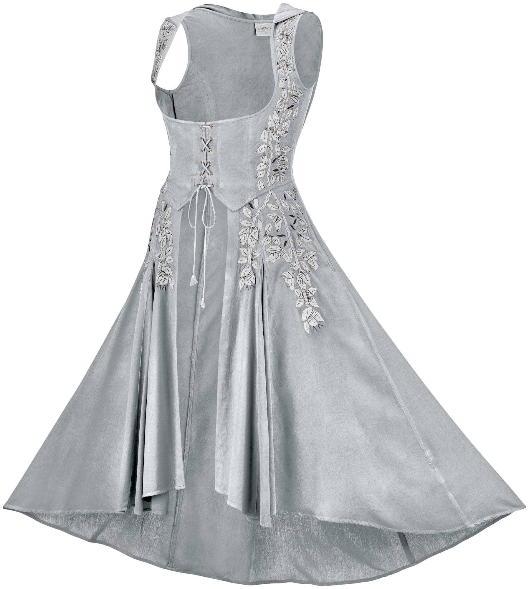 Tauriel Maxi Overdress Silver Embroidery – HolyClothing