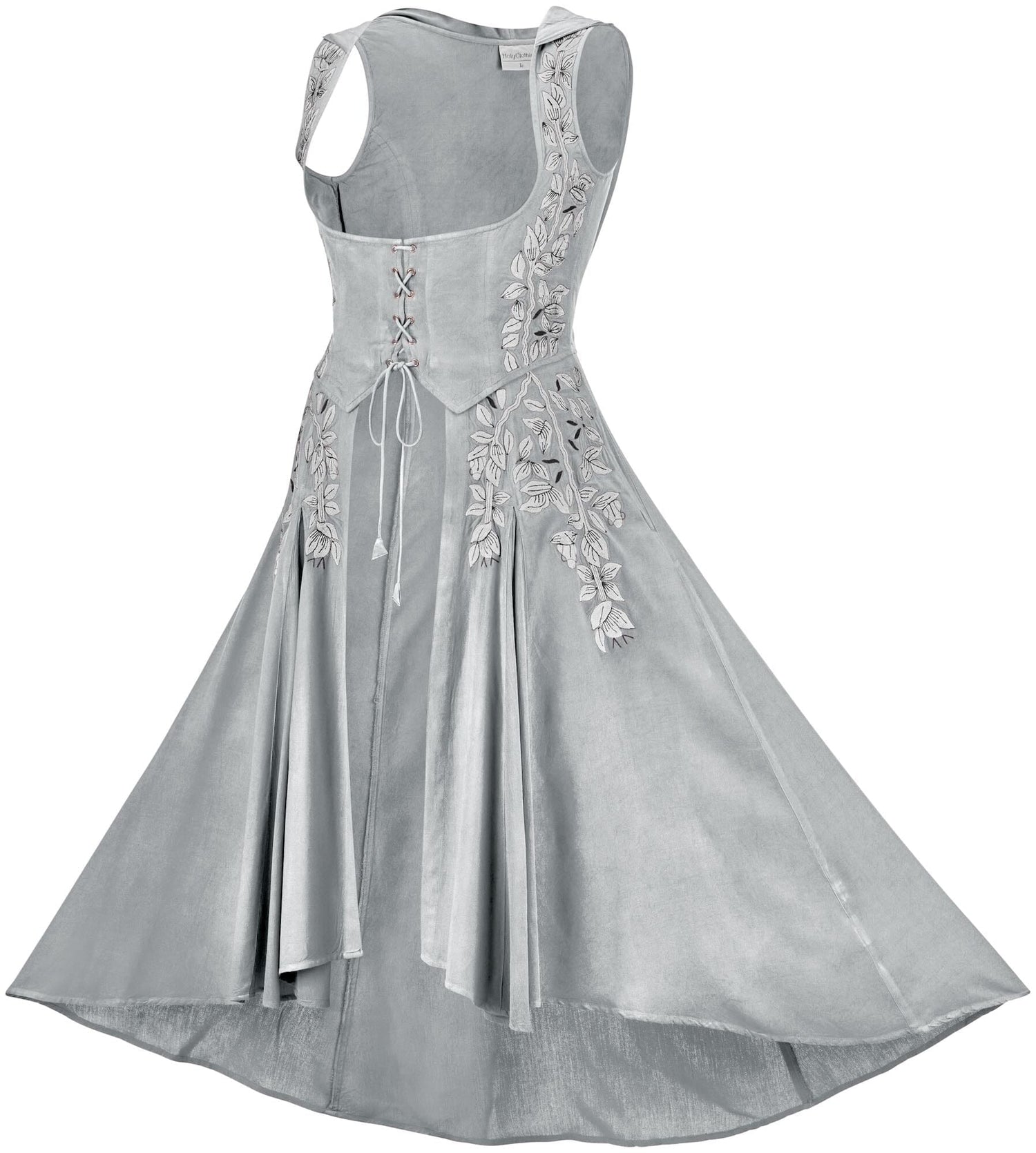 Tauriel Maxi Overdress Silver Embroidery
