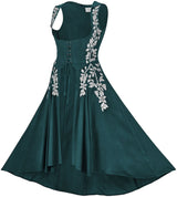 Tauriel Maxi Overdress Silver Embroidery