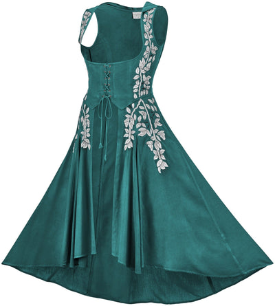 Tauriel Maxi Overdress Limited Edition Sea Goddess Silver Embroidery