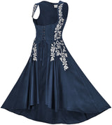 Tauriel Maxi Overdress Silver Embroidery