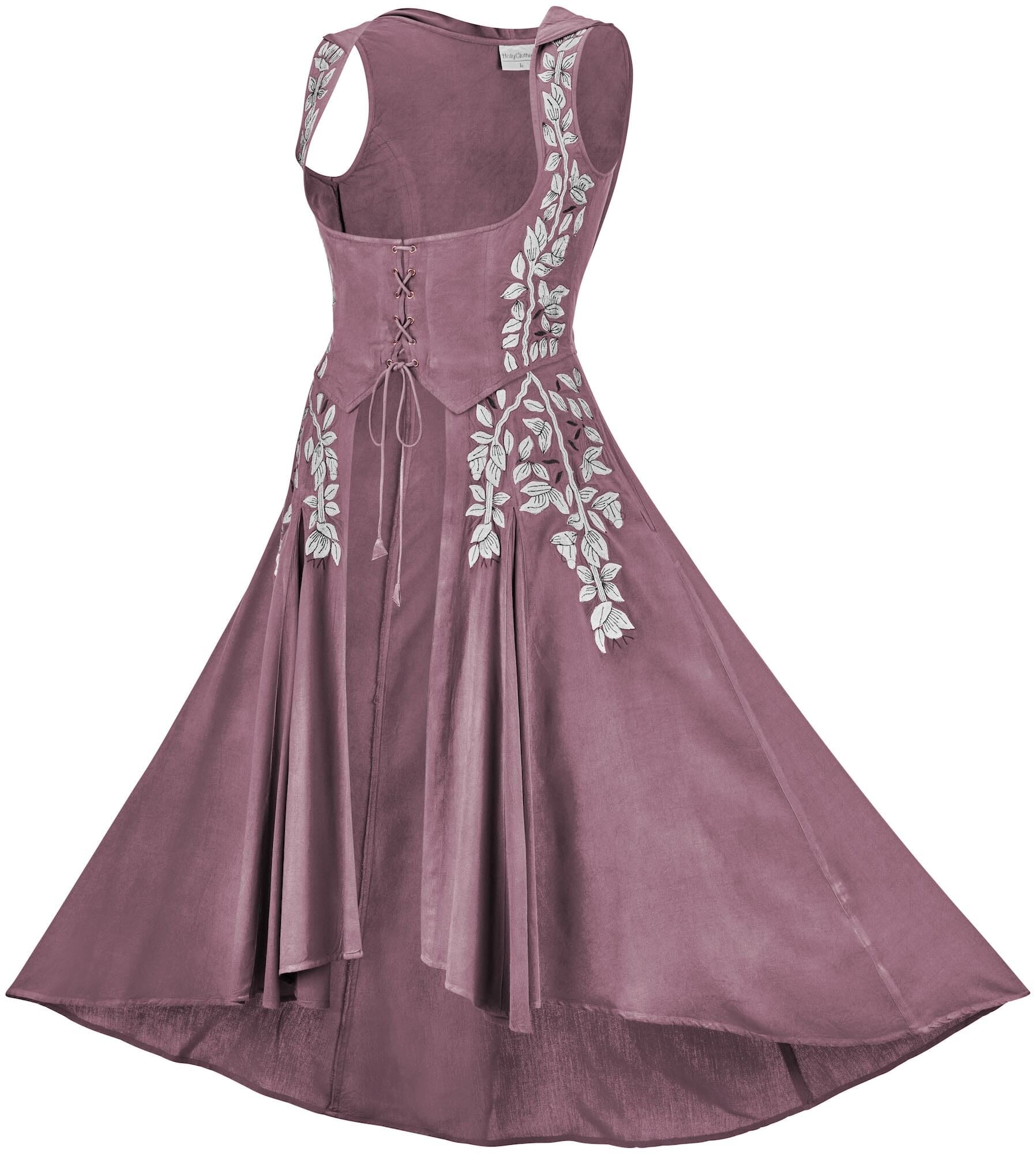 Tauriel Maxi Overdress Silver Embroidery – HolyClothing