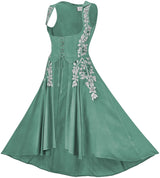 Tauriel Maxi Overdress Silver Embroidery
