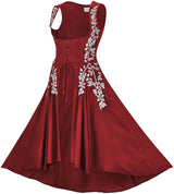 Tauriel Maxi Overdress Silver Embroidery