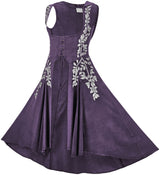 Tauriel Maxi Overdress Silver Embroidery