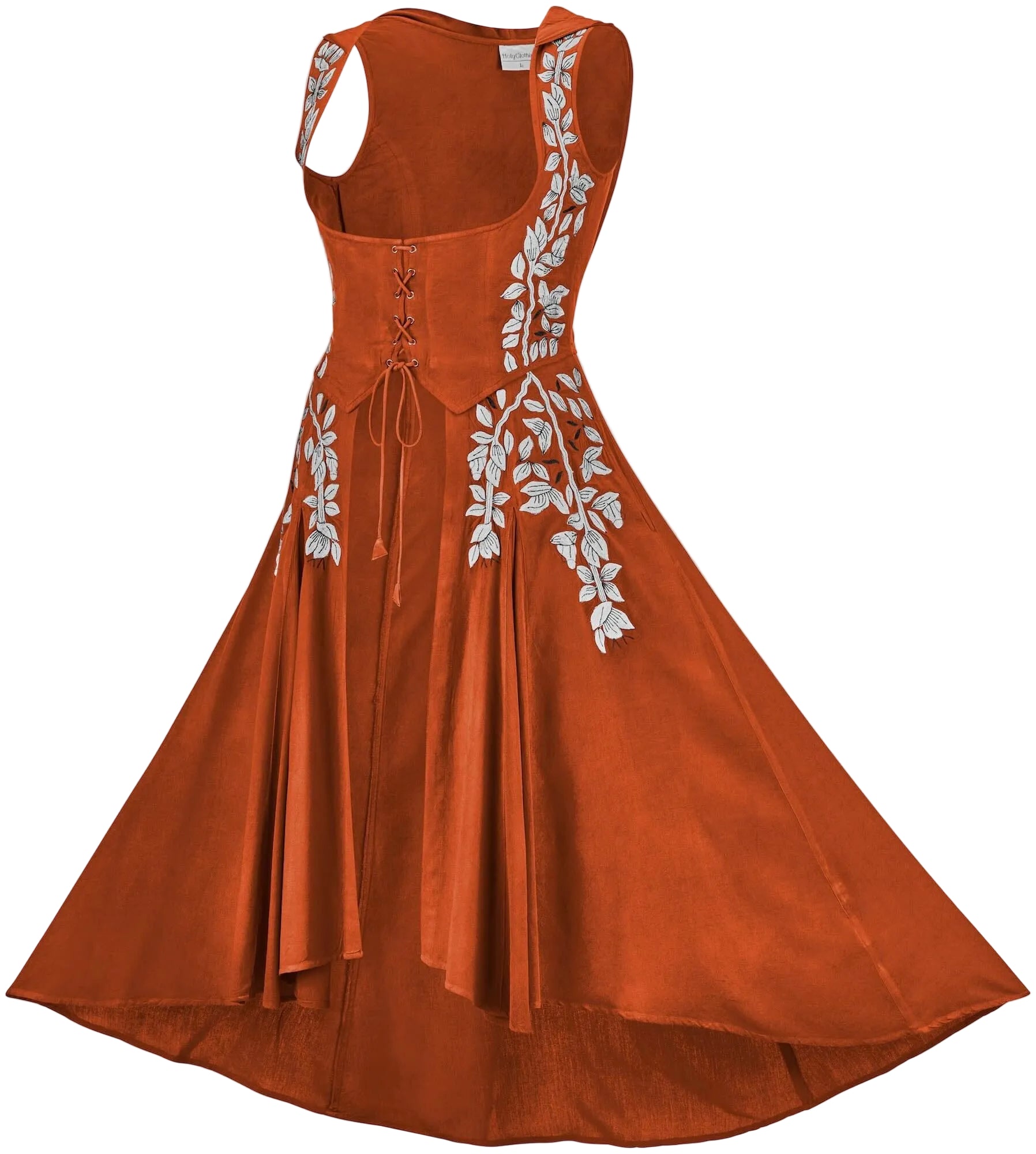 Tauriel Maxi Overdress Silver Embroidery – HolyClothing