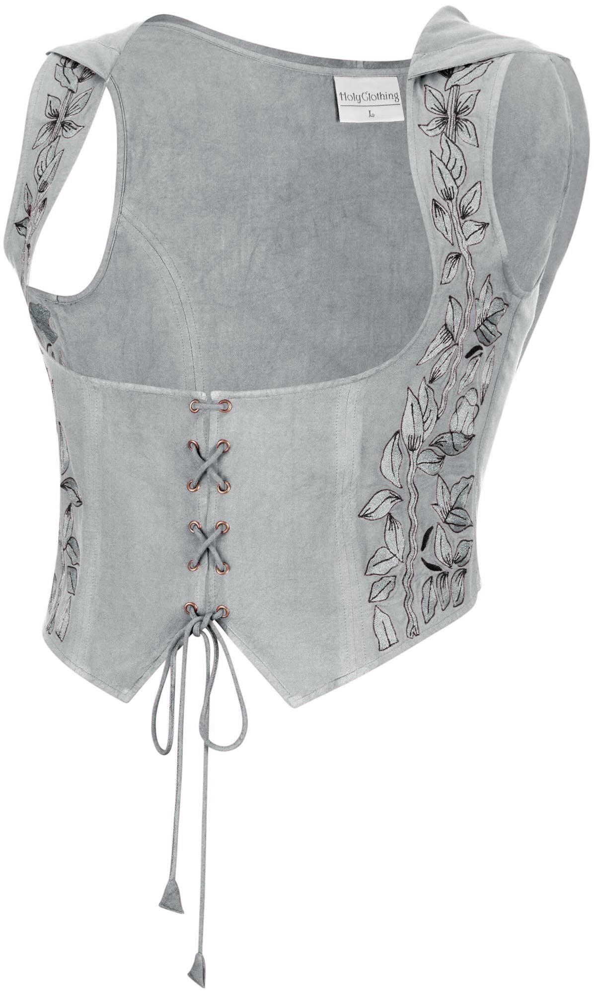 Tauriel Top Silver Embroidery