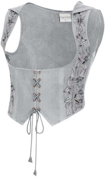 Tauriel Top Limited Edition Silver Pewter Silver Embroidery