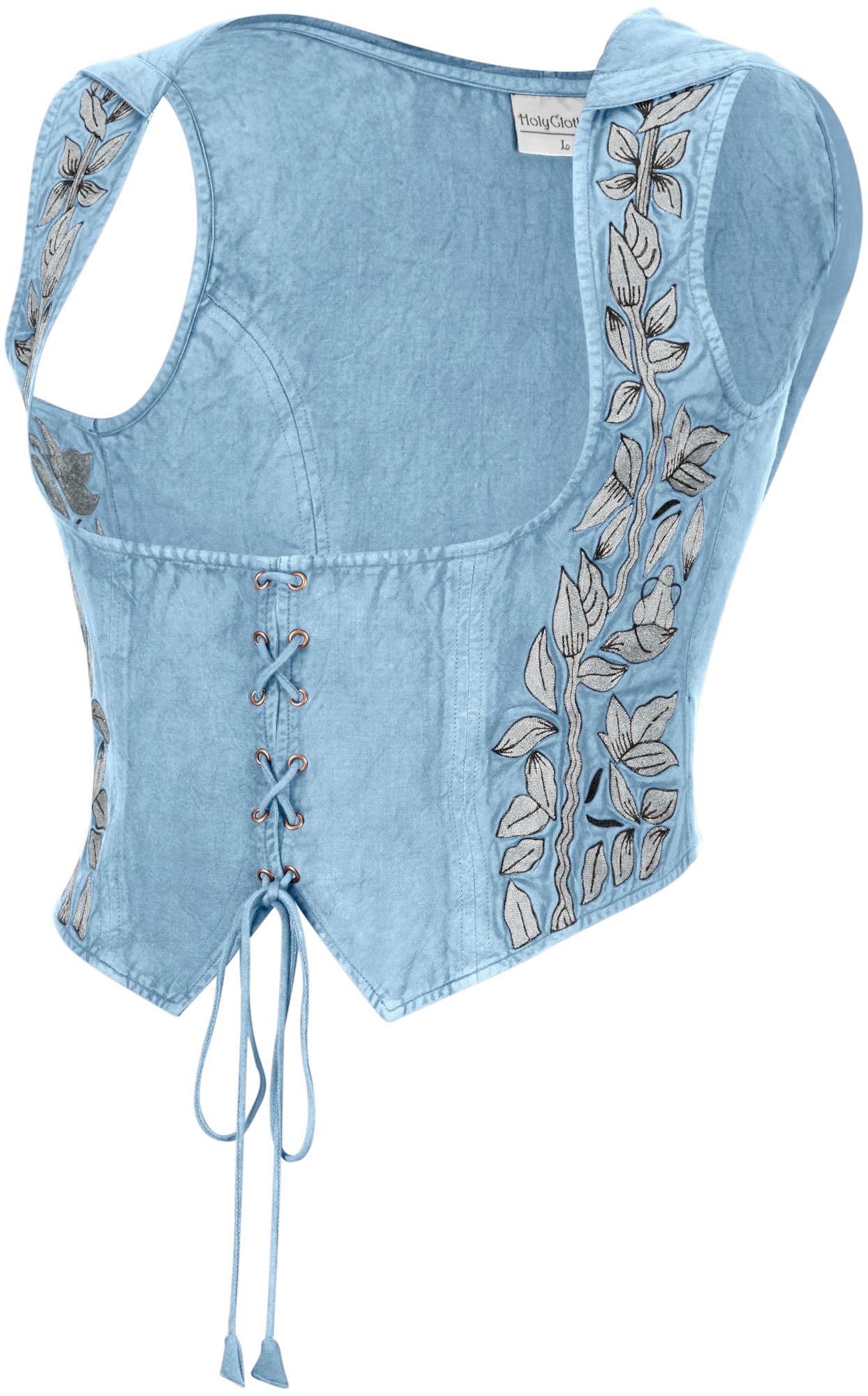 Tauriel Top Silver Embroidery