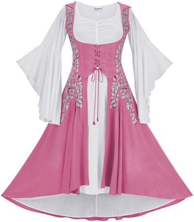 Tauriel Maxi Set Limited Edition Barbie Pink Silver Embroidery