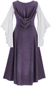 Tauriel Maxi Set Limited Edition Midnight Lavender Silver Embroidery