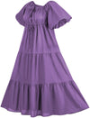 Belle Maxi Chemise Limited Edition Purple Thistle