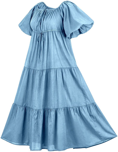 Belle Maxi Chemise Limited Edition Blues