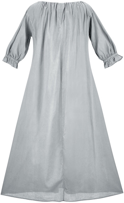 Brigid Maxi Chemise Limited Edition Silver Pewter