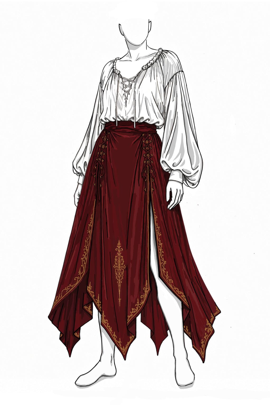 Rowan Handkerchief Skirt