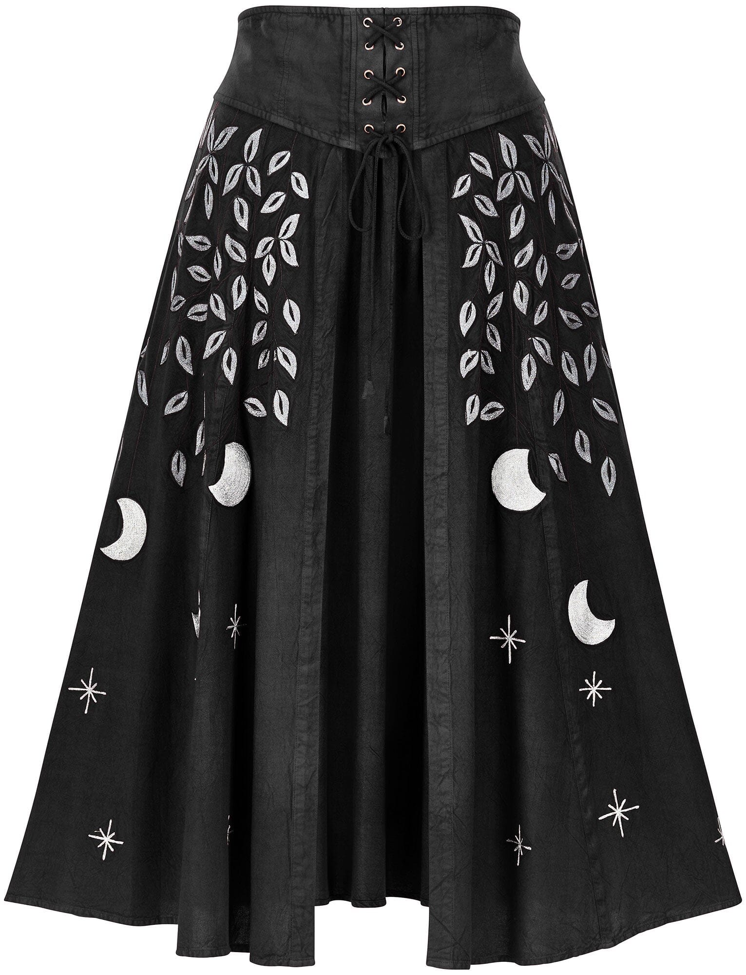 Black dance leggings with overskirt