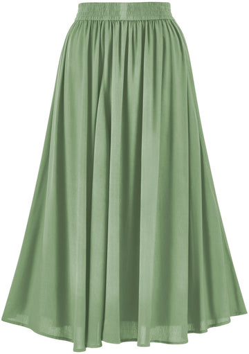 Olive green organic cotton voile petticoat skirt (34 waist) – The Witch's  Britches