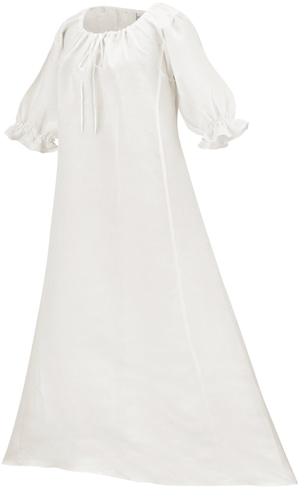 Brigid Maxi Chemise Linen - HolyClothing