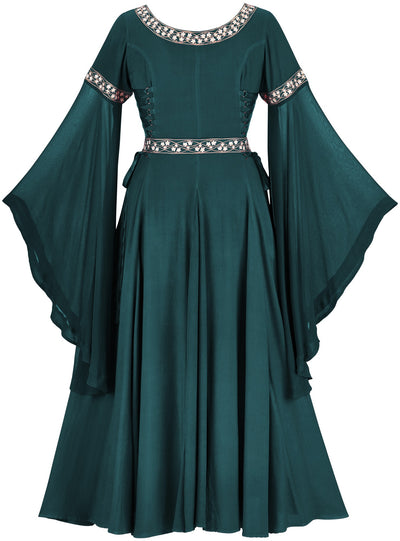 Elinor Maxi Limited Edition Teal Peacock
